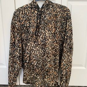 Cheetah print Volcom hoodie